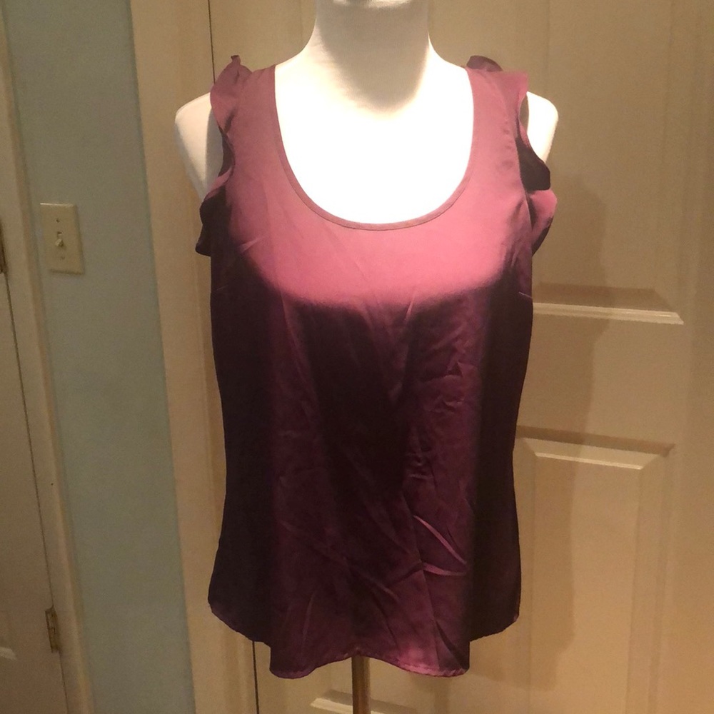 Racer back Plum dressy tank